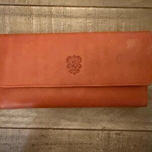 Sereta Genuine Leather Trifold Wallet – Tan Brown – Card Holder Organizer